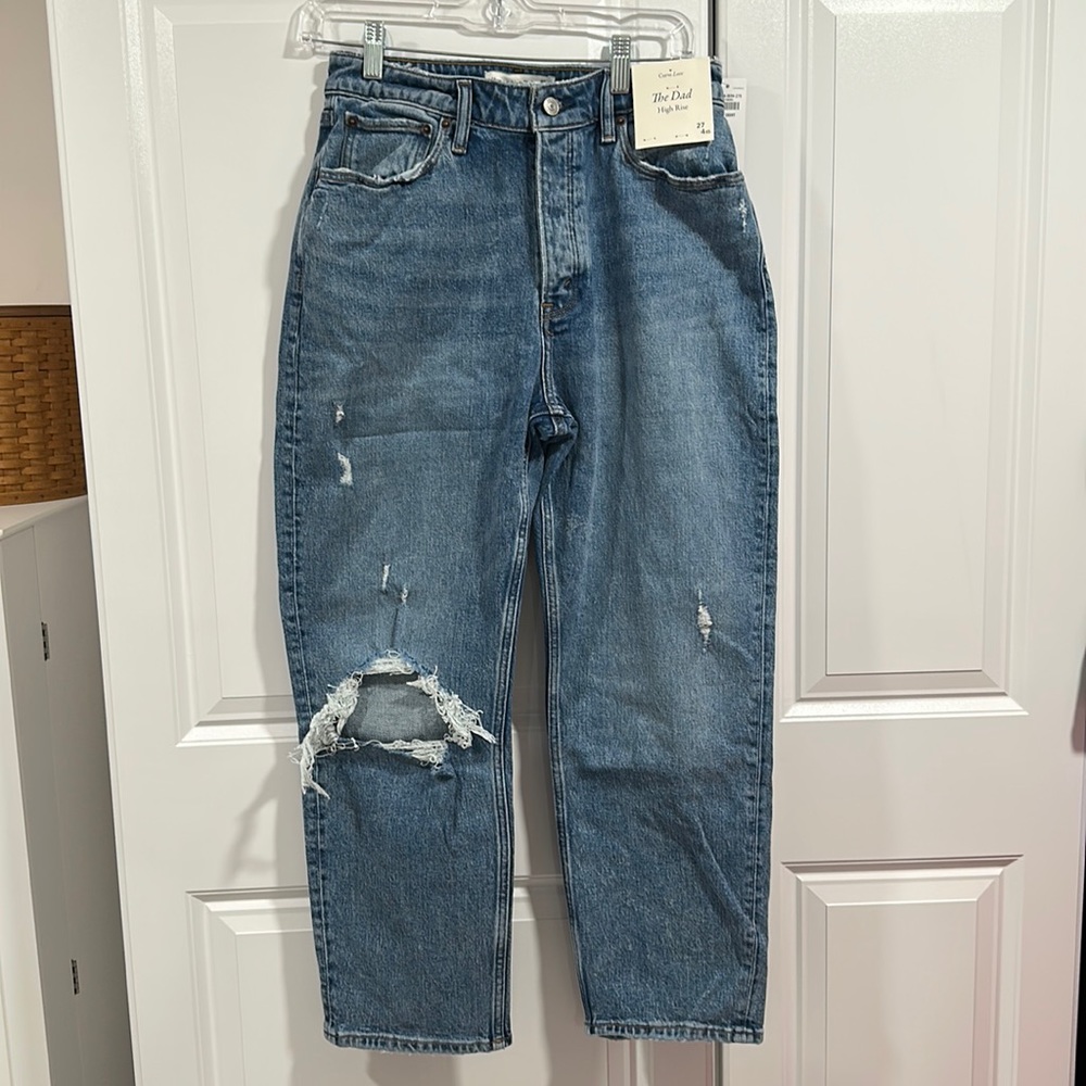 Women’s Abercrombie & Fitch The Dad High Rise jeans NWT